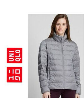 Uniqlo Ultra Light Down Jacket in Grey Size S
